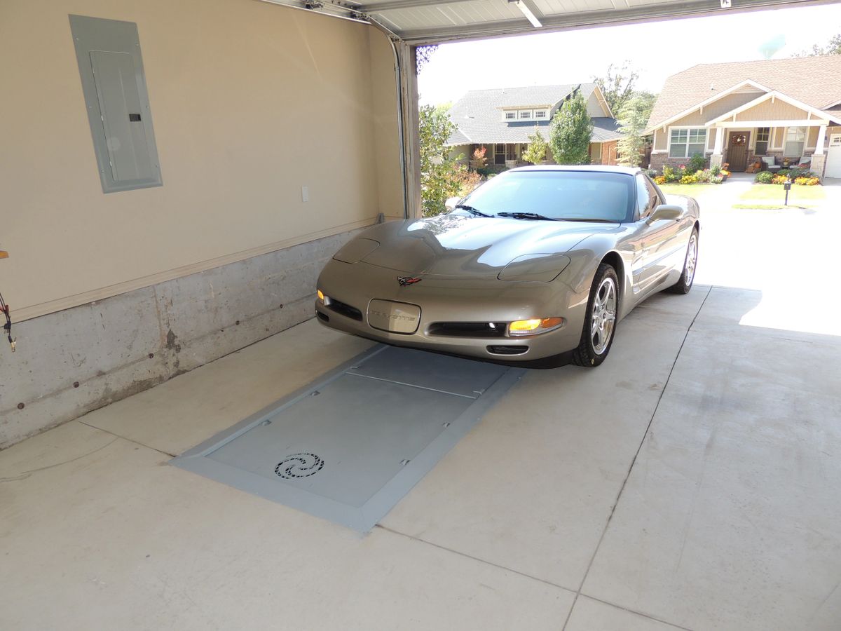 Large Size Storm Shelter Holds 810 People Garage Installed